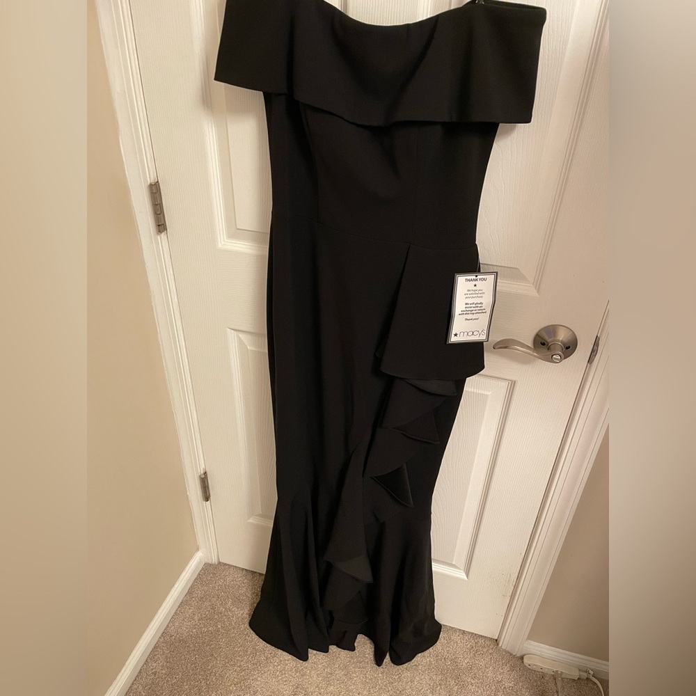 Betsy & Adam Black gown- Size 10